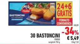 Conad Superstore 30 bastoncini FINDUS offerta