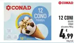 Conad Superstore 12 coni gelato CONAD offerta
