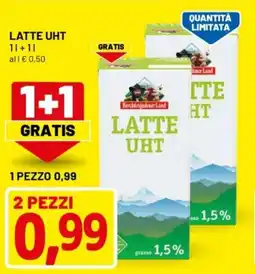 DPiù Berchtesgadener land latte uht offerta