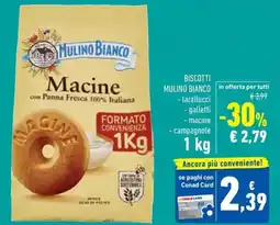 Conad Superstore Biscotti MULINO BIANCO offerta