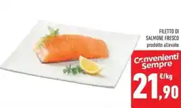 Conad Superstore Filetto di salmone fresco offerta