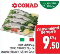 Conad Superstore Trota salmonata CONAD PERCORSO QUALITÀ offerta