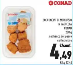 Conad Superstore Bocconcini di merluzzo in pastella CONAD offerta