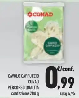 Conad Superstore Cavolo cappuccio CONAD PERCORSO QUALITÀ offerta