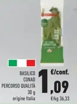 Conad Superstore Basilico CONAD PERCORSO QUALITÀ offerta