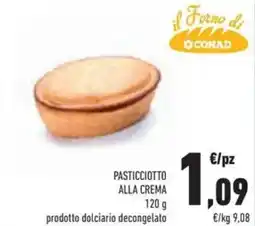 Conad Superstore Pasticciotto alla crema offerta