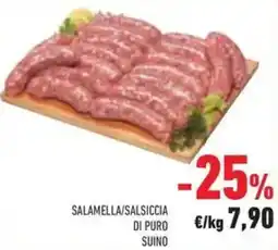 Conad Superstore Salamella/salsiccia di puro suino offerta