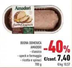 Conad Superstore Buona domenica AMADORI offerta