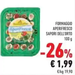 Conad Superstore Formaggio aperifresco sapori dell'orto offerta