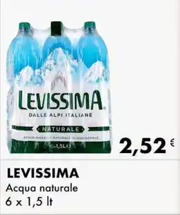 Iper Tosano LEVISSIMA Acqua naturale offerta