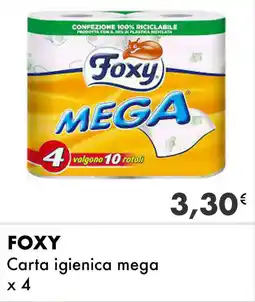 Iper Tosano FOXY Carta igienica mega offerta
