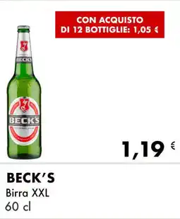 Iper Tosano BECK'S Birra XXL offerta