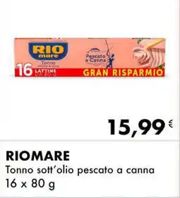 Iper Tosano RIOMARE Tonno sott'olio pescato a canna offerta