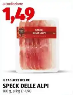 ALDI Il tagliere del re speck delle alpi offerta