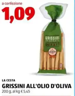 ALDI La cesta grissini all'olio d'oliva offerta
