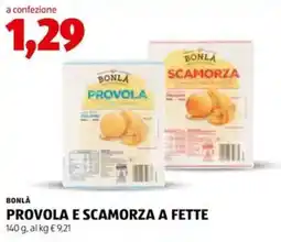 ALDI Bonla provola e scamorza a fette offerta