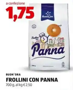 ALDI Buon'ora frollini con panna offerta