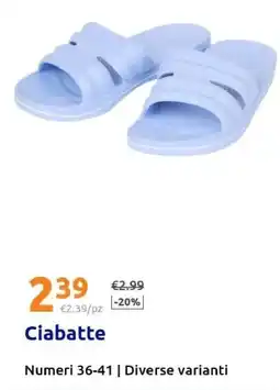 Action Ciabatte offerta