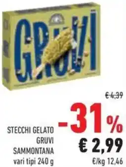 Conad Superstore Stecchi gelato gruvi SAMMONTANA offerta