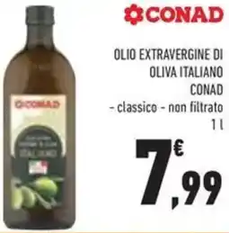 Conad Superstore Olio extravergine di oliva italiano CONAD offerta
