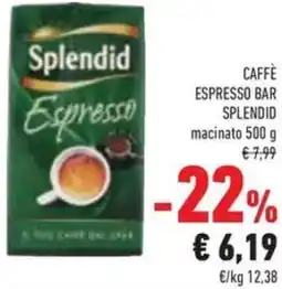 Conad Superstore Caffè espresso bar SPLENDID offerta