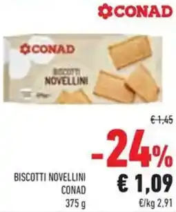 Conad Superstore Biscotti novellini CONAD offerta