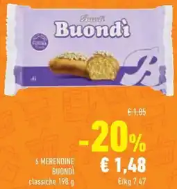 Conad Superstore 6 MERENDINE BUONDI offerta