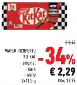 Conad Superstore Wafer ricoperto KIT KAT offerta