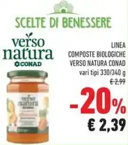 Conad Superstore Linea composte biologiche conad VERSO NATURA CONAD offerta