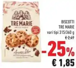 Conad Superstore Biscotti TRE MARIE offerta