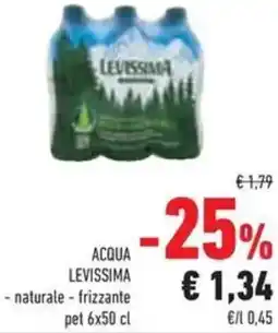 Conad Superstore Acqua LEVISSIMA offerta