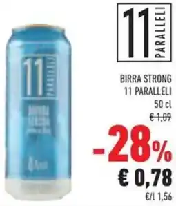 Conad Superstore Birra strong 11 PARALLELI offerta