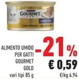 Conad Superstore Alimento umido per gatti GOURMET GOLD offerta