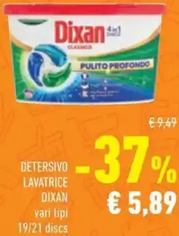 Conad Superstore Detersivo lavatrice DIXAN offerta