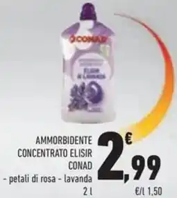 Conad Superstore Ammorbidente concentrato elisir CONAD offerta