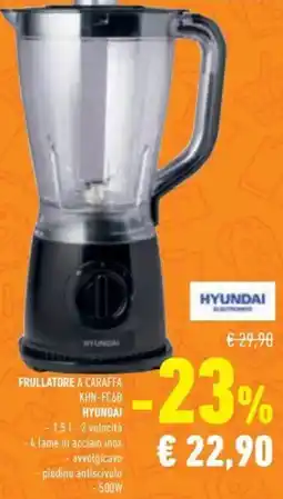Conad Superstore Frullatore a caraffa khn-fc6b HYUNDAI offerta