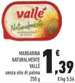 Conad Superstore Margarina naturalmente VALLÈ offerta