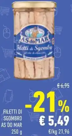 Conad Superstore Filetti di sgombro AS DO MAR offerta
