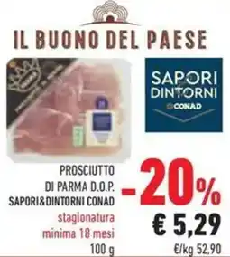 Conad Superstore Prosciutto di parma d.o.p. SAPORI&DINTORNI CONAD offerta