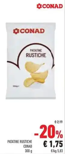 Conad Superstore Patatine rustiche CONAD offerta
