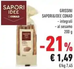 Conad Superstore Grissini SAPORI&IDEE CONAD offerta