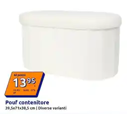 Action Pouf contenitore offerta