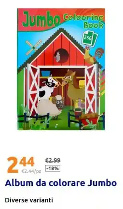 Action Album da colorare Jumbo offerta