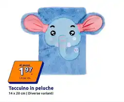 Action Taccuino in peluche offerta