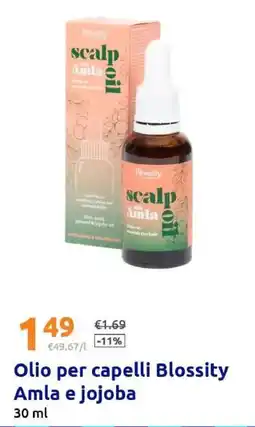 Action Olio per capelli Blossity Amla e jojoba offerta