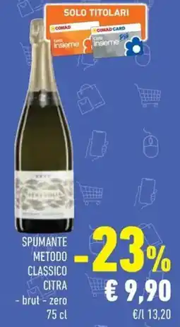 Conad Superstore Spumante metodo classico CITRA offerta