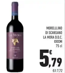 Conad Superstore Morelllino di scansano la mora d.o.c. CECCHI offerta