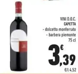 Conad Superstore Vini d.o.c. CAPETTA offerta