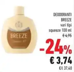 Conad Superstore Deodoranti BREEZE offerta