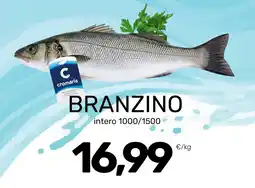 Iper Tosano BRANZINO intero 1000/1500 offerta